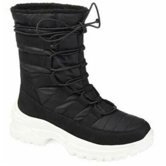 Journee Collection Shoes Journee Collection Icey Women Mid Calf Chunky Snow Boots Size Us 8